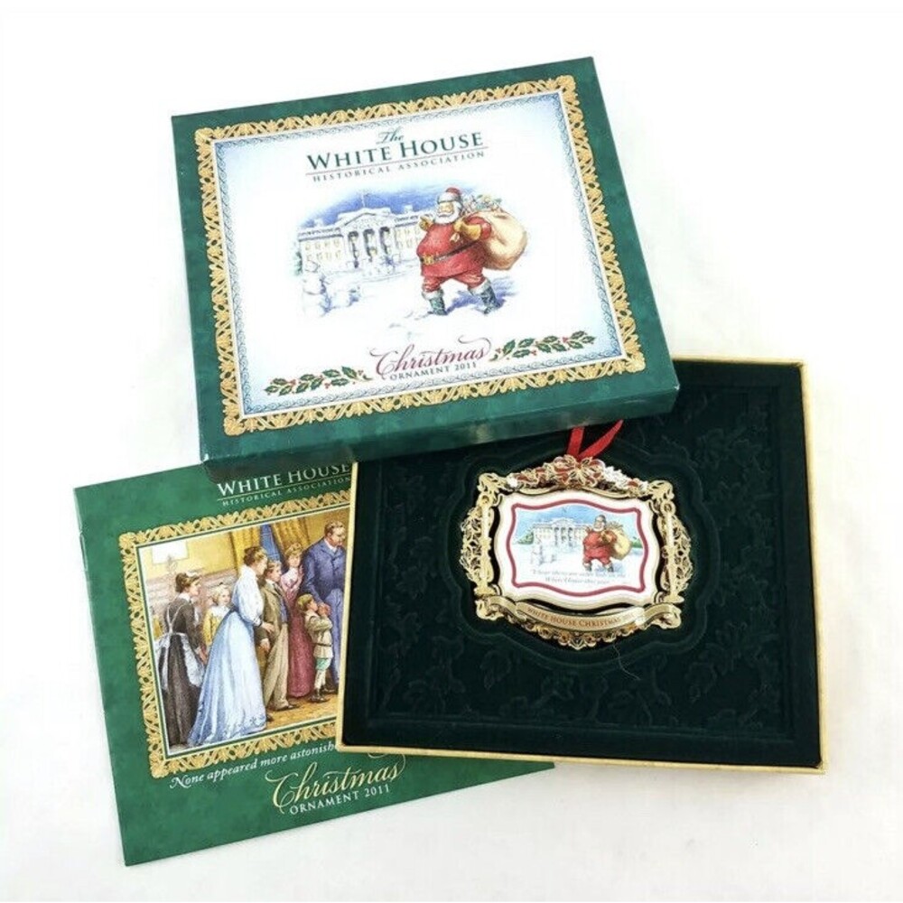 The White House Historical Association Christmas Ornament 2011 Teddy Roosevelt